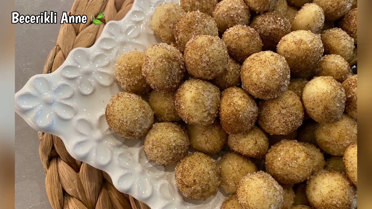 ÇAYIN KAHVENİN YANINDA VAZGEÇİLMEZİMİZ OLDU 😋👌ÇOK BEREKETLİ 💯TARÇINLI MİNİK KURABİYELER 🍪