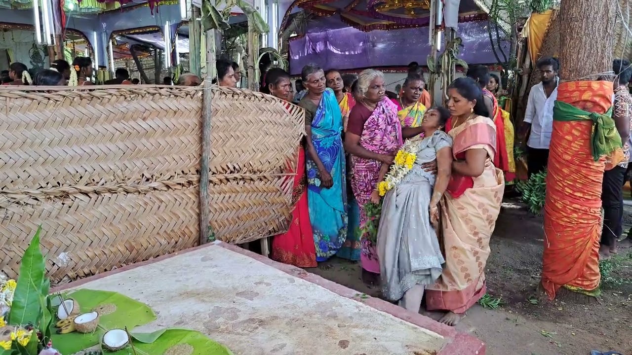 கோயில் கொடைவிழா சாமி ஆட்டம் TM PURAM