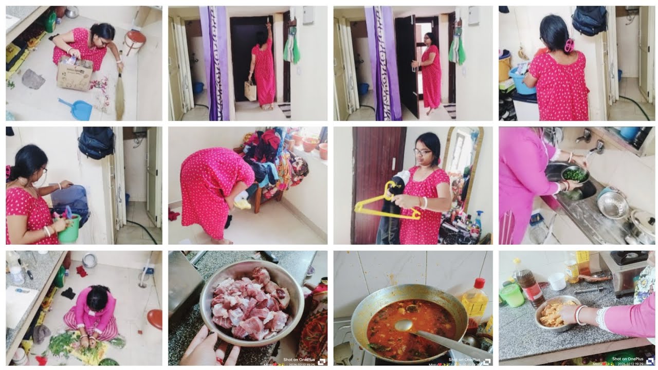 সংসারে লক্ষ্মীশ্রী বজায় রাখতে পরিপাটি ভাবে  সংসার করাটা আমার অভ্যাস। Smart housewife routine