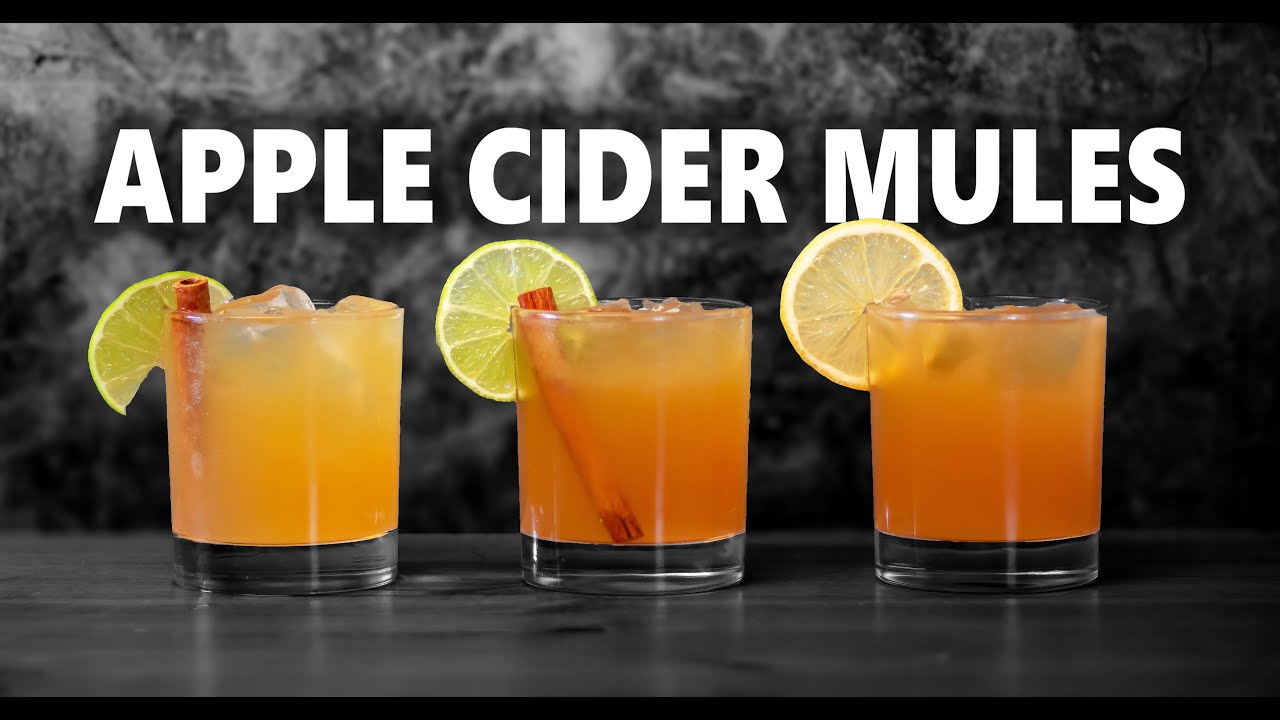 3 Easy Apple Cider Mule Cocktails | Booze On The Rocks