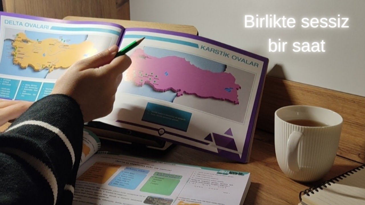  STUDY WİTH ME |1 SAAT SESSİZ COĞRAFYA ÇALIŞMASI ⏰📚| 