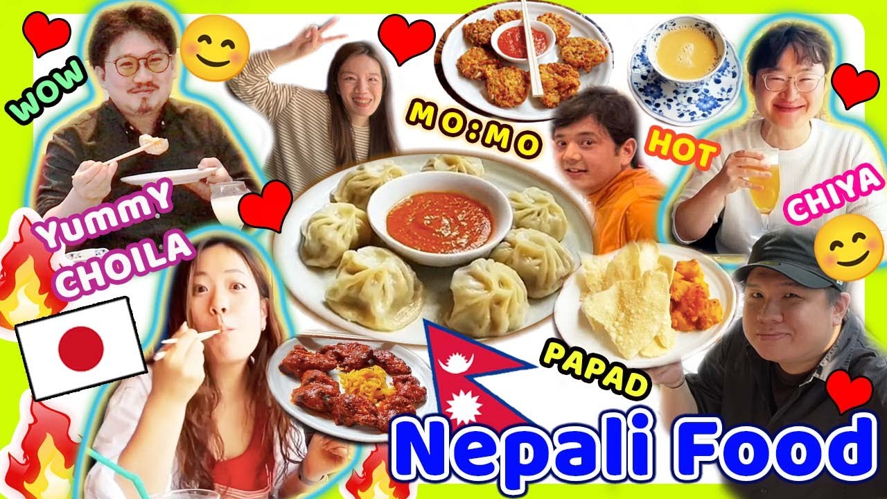 JAPANESE Friends Eating NEPALI FOOD AGAIN !! They Love NEPALI FOOD so much !!