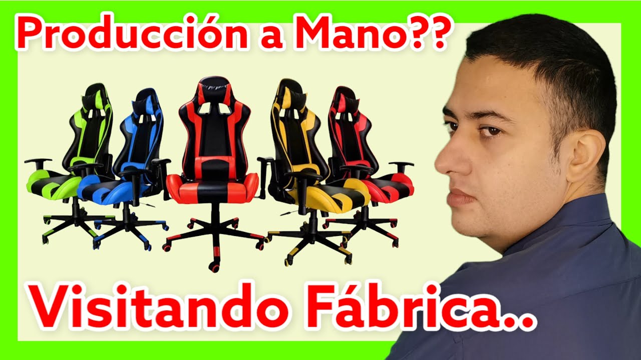 🏭Como se producen Las SILLAS GAMER❓ Sistema de Producción,  Máquinas Industriales??