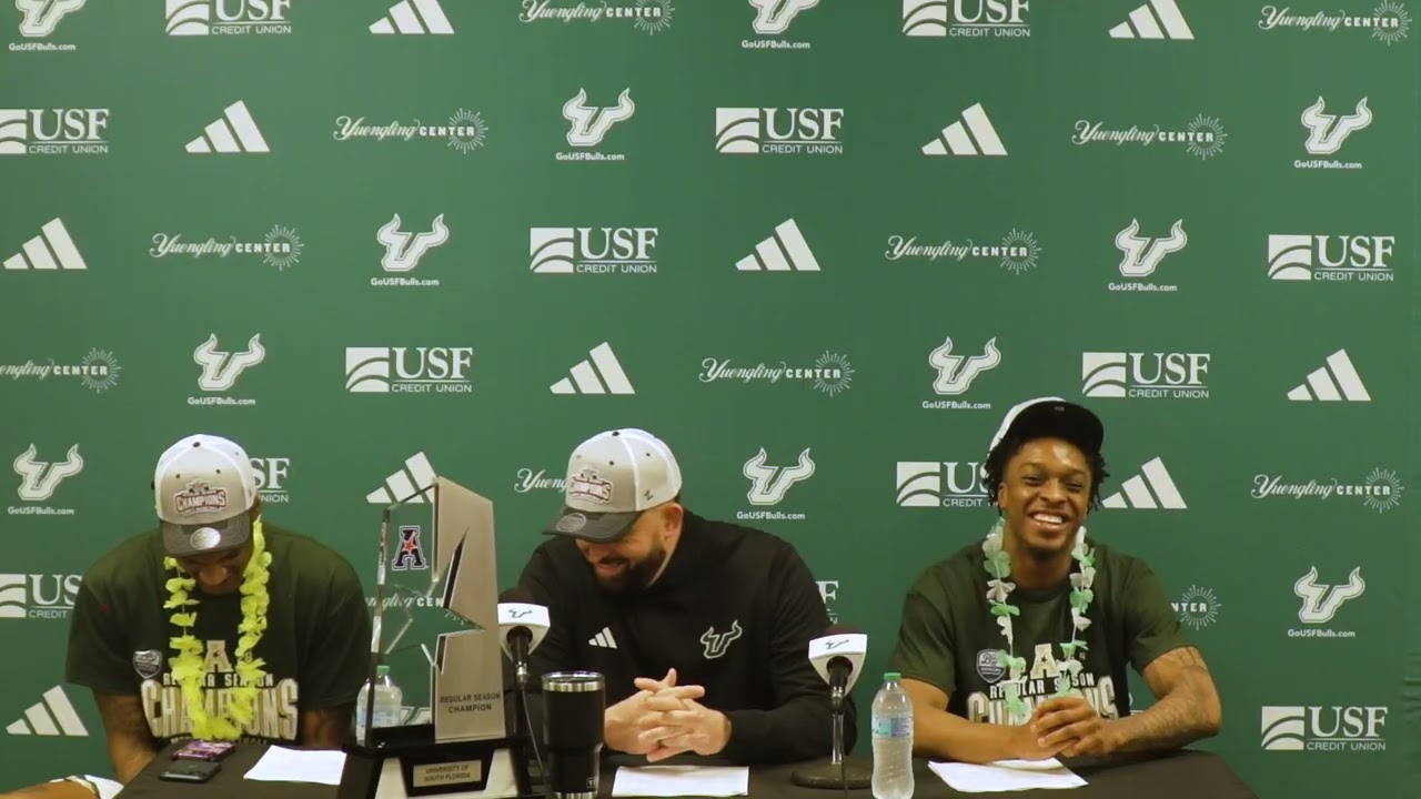 Postgame Presser | South Florida Men's Basketball Clinches Regular Season Championship 🏆