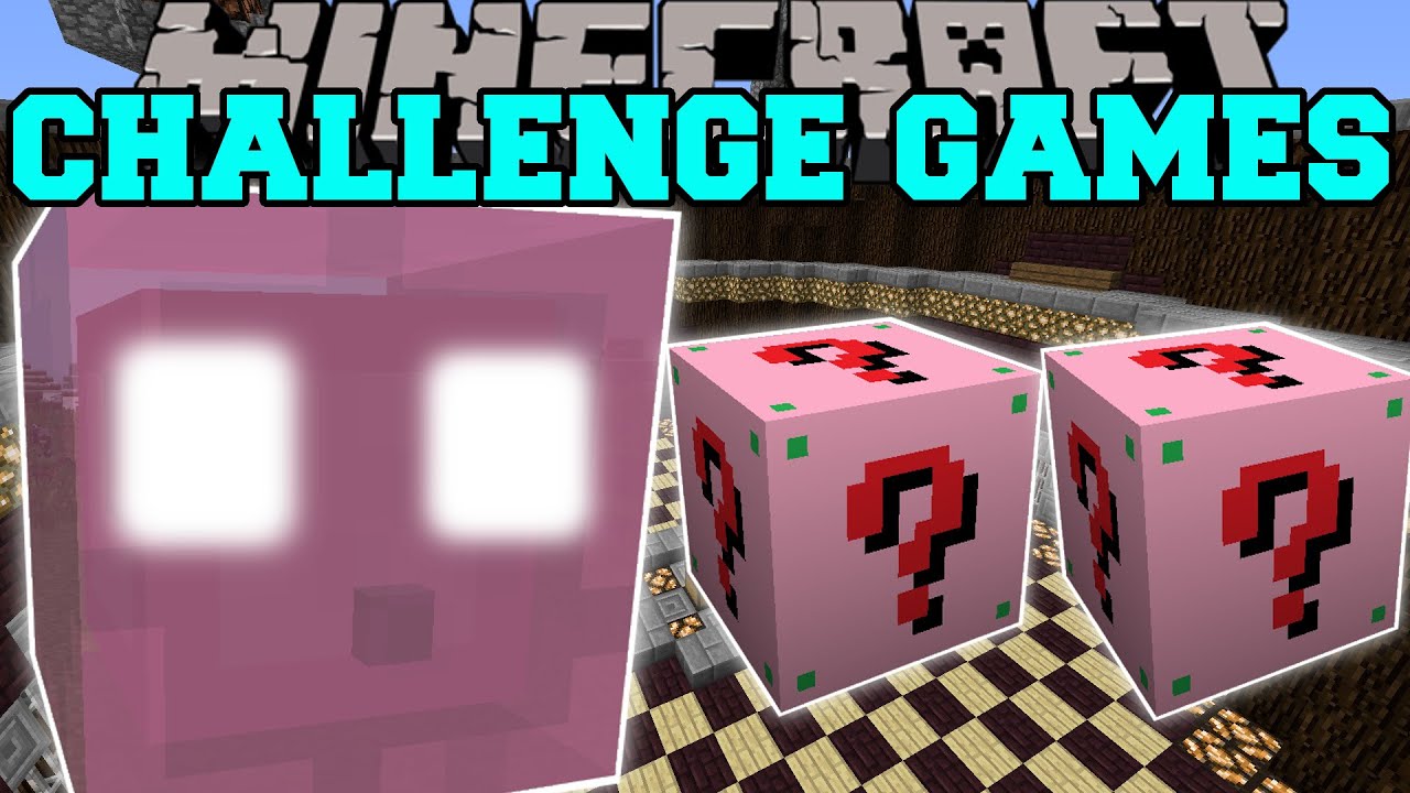 Minecraft: JELLY QUEEN CHALLENGE GAMES - Мод Lucky Block - Мини-игра с модами