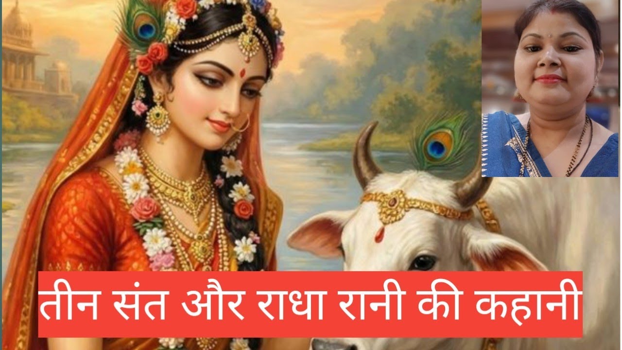 तीन महान संतों की कहानी। श्री राधा रानी की कहानी।
