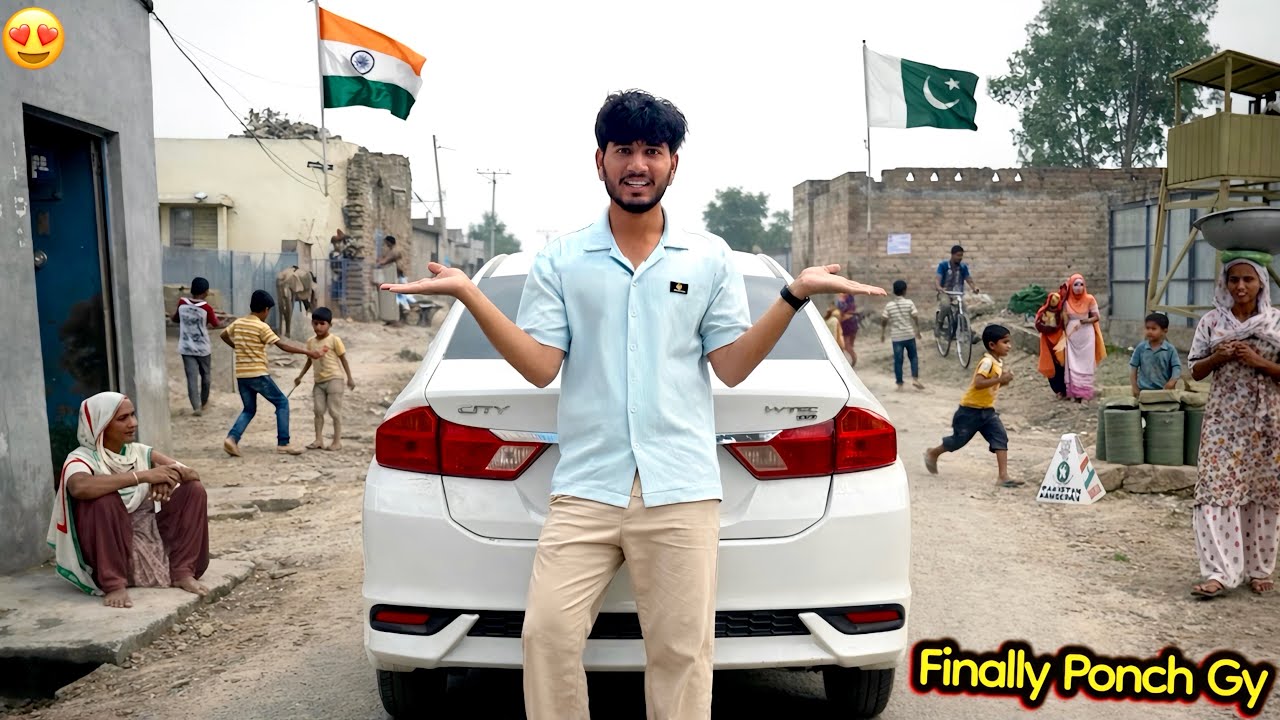 Finally we reached India border🇵🇰🇮🇳 | Itna Lamba Safar in Car 🚗💨😱