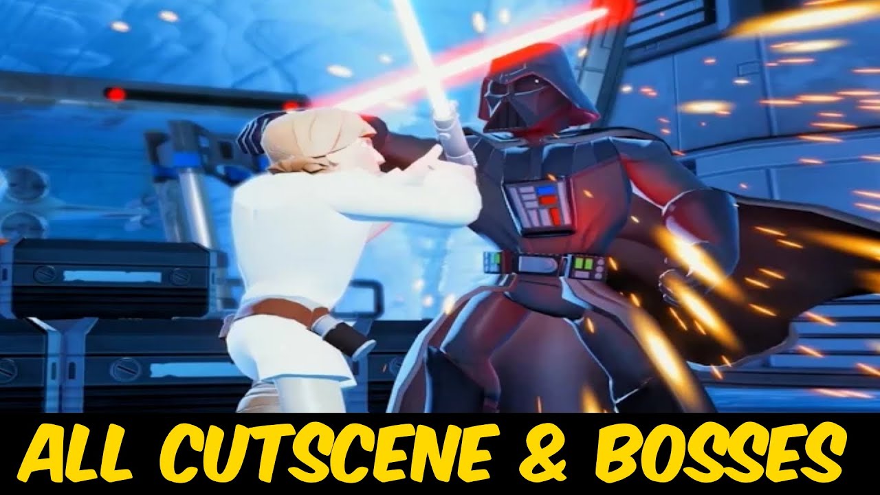 Disney Infinity 2.0 Star Wars Rise Against The Empire All Cutscenes & Bosses
