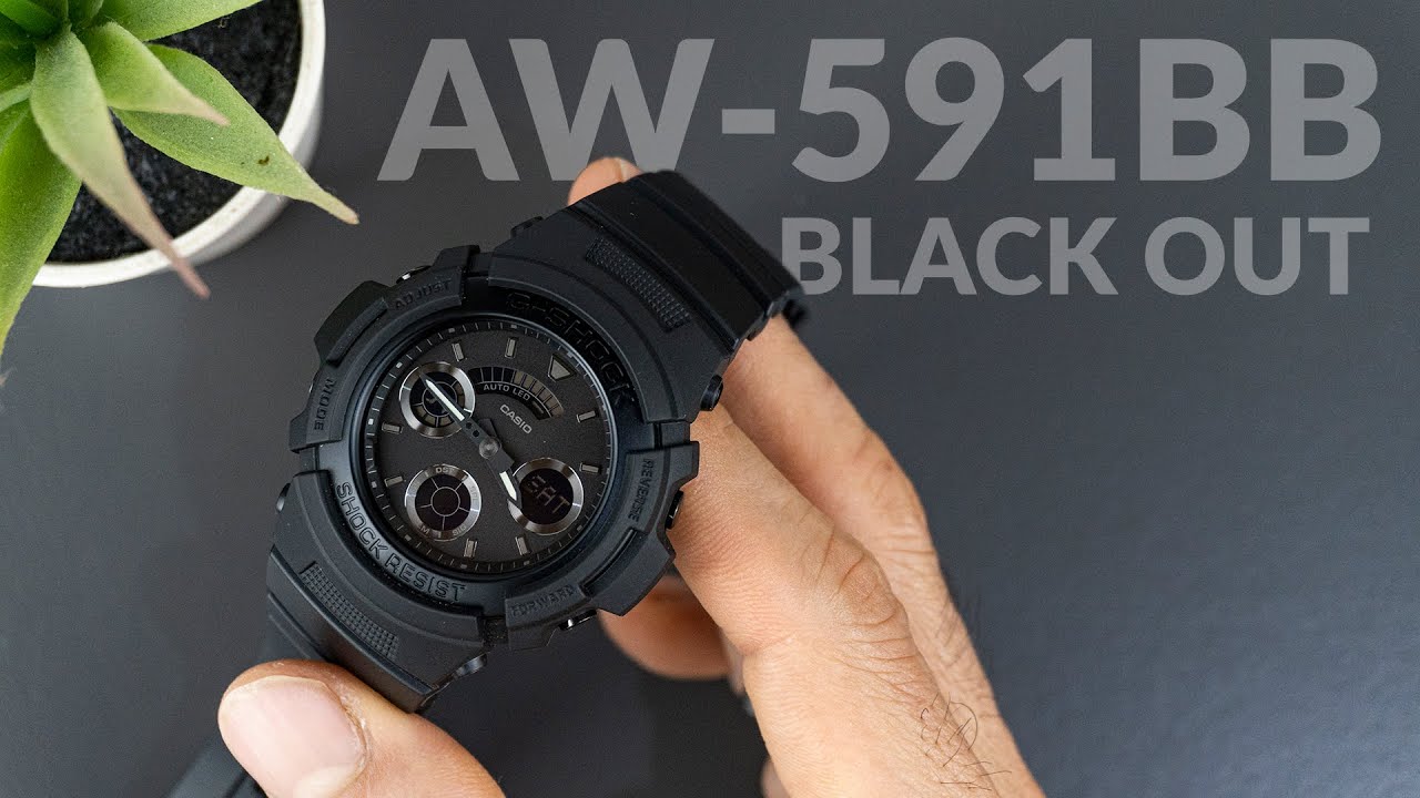 COMPACT BUT TOUGH!  CASIO G-SHOCK AW-591BB-1A