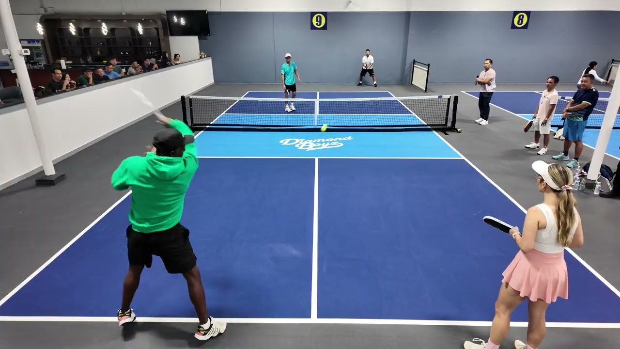 Asia's #1 Pickleball Pro (Quang Duong)6.6 DUPR vs. Bernard LeBlanc 5.28 DUPR & Sasha V. 4.0 DUPR