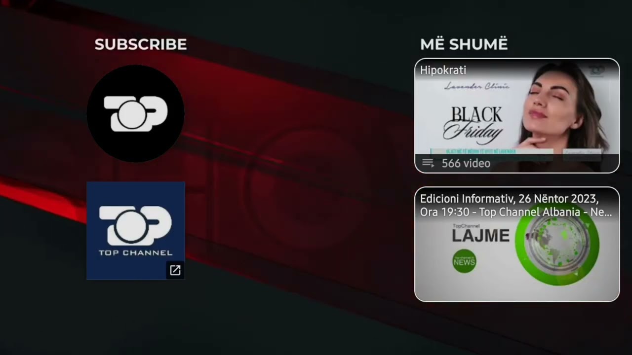 Top Channel YouTube Outro (Mar 2023-)