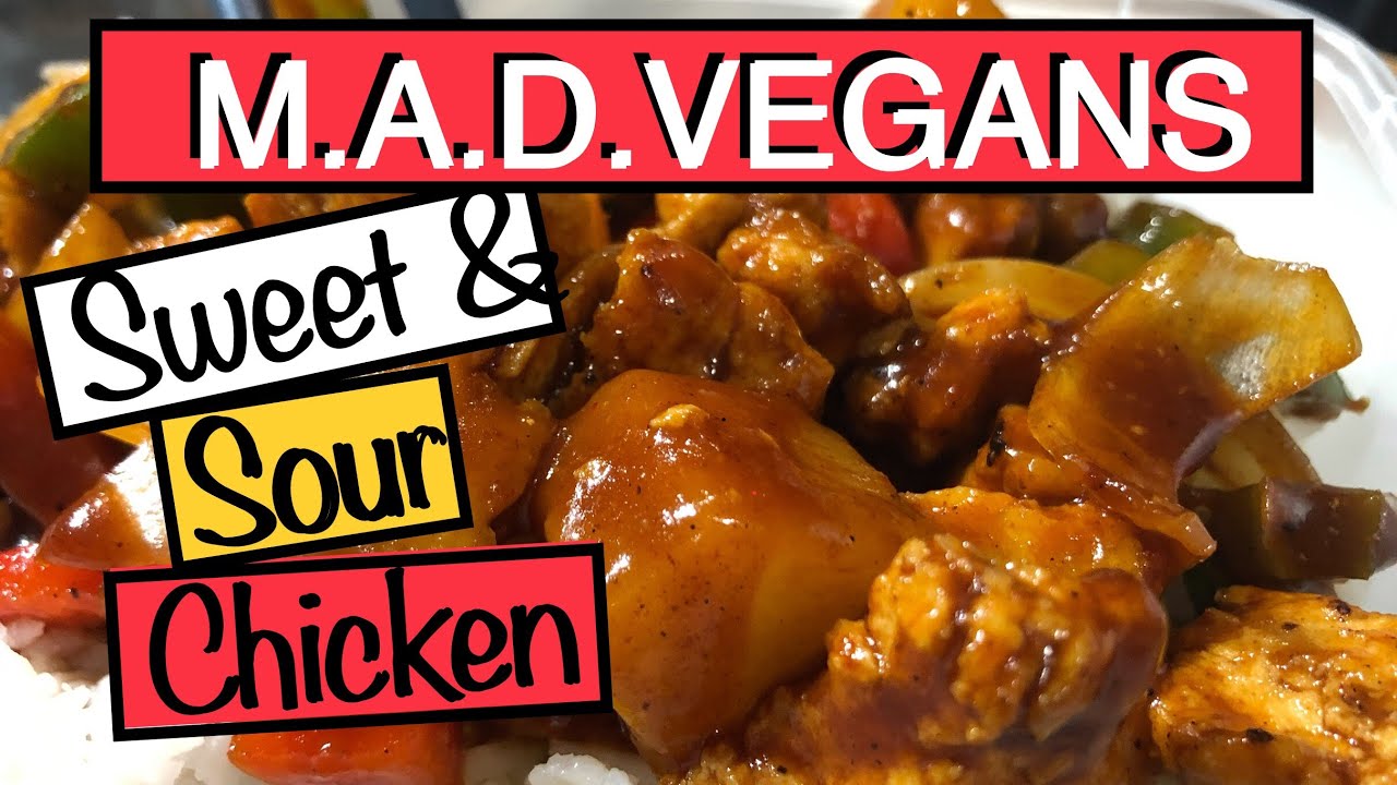 Best ever VEGAN Sweet & Sour Chicken