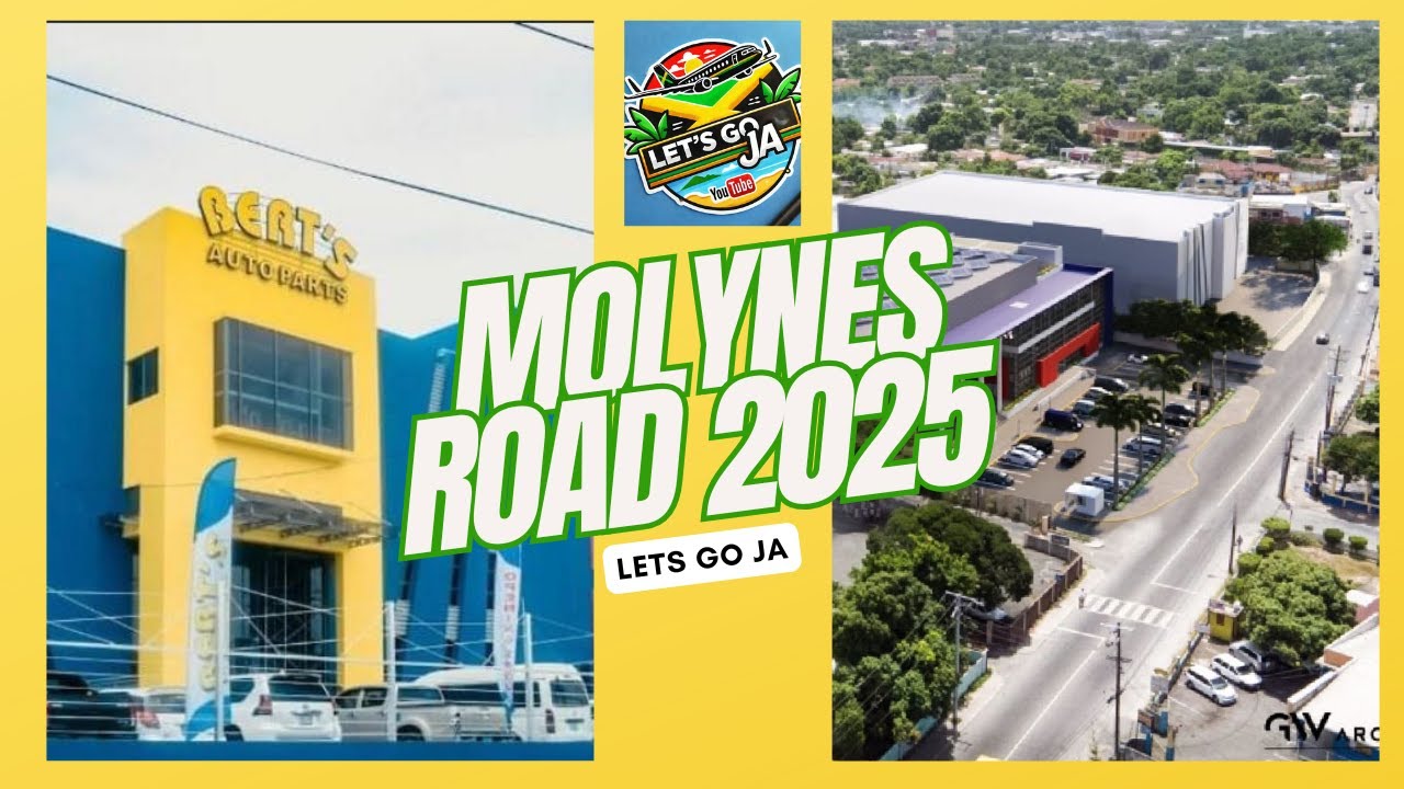 Driving Through Molynes Road to Half-Way-Tree| Kingston Jamaica| New Fosrich & Berts | 2025
