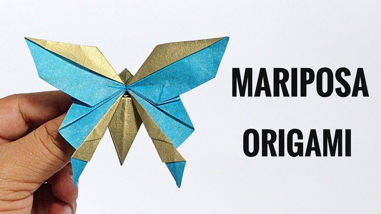COMO hacer una MARIPOSA 🦋 de papel paso a paso (Yukihiko Matsuno ) / origami butterfly
