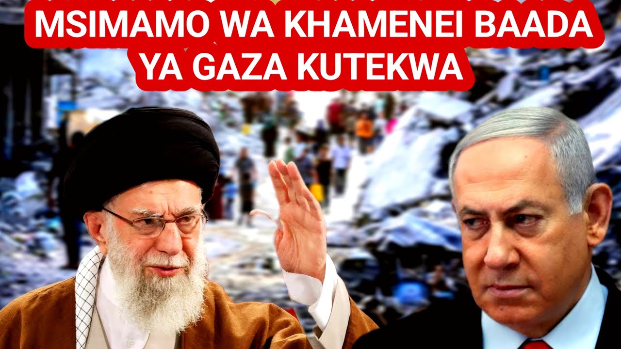 IRAN YACHUKIZWA NA KITENDO CHA ISRAEL KUIKALIA GAZA RASMI, KHAMENEI ANAPANGA NINI JUU YA ISRAEL ?