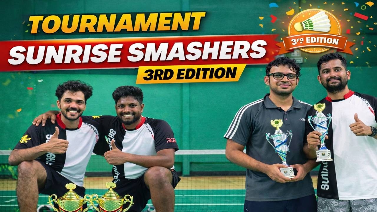 INTENSE Tournament Doubles Match 🔥 | Sunrise Smashers 3rd Edition | Final