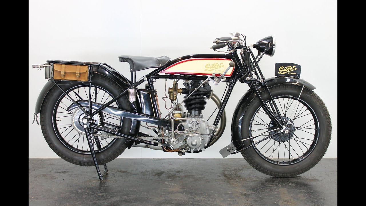 Gillet Model Sport 1927 500cc 1 cyl ohv - starting up