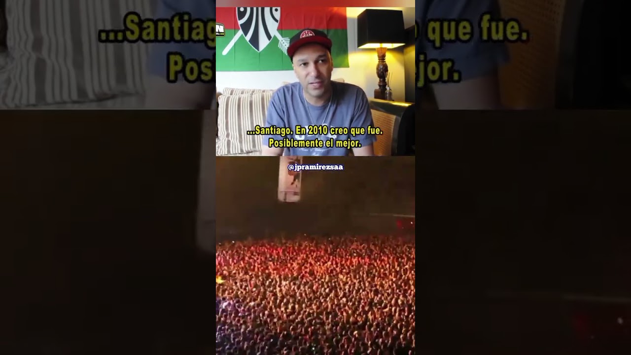 Tom Morello from RATM reveals the best metal audience in the world! 🇨🇱