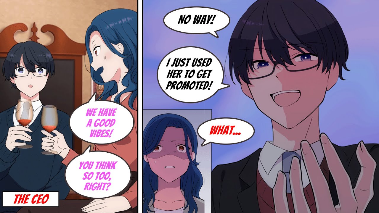 ［Manga dub］ I used my boss to get promoted in a dirty way but...［RomCom］
