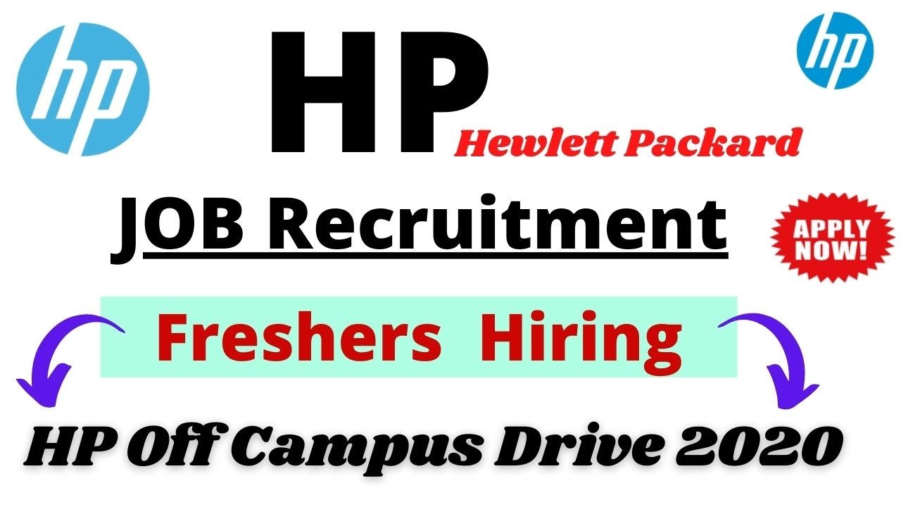 HP Off Campus Recruitment - Software Developer | Hewlett Packard Recruitment 2020 | HP Hiring