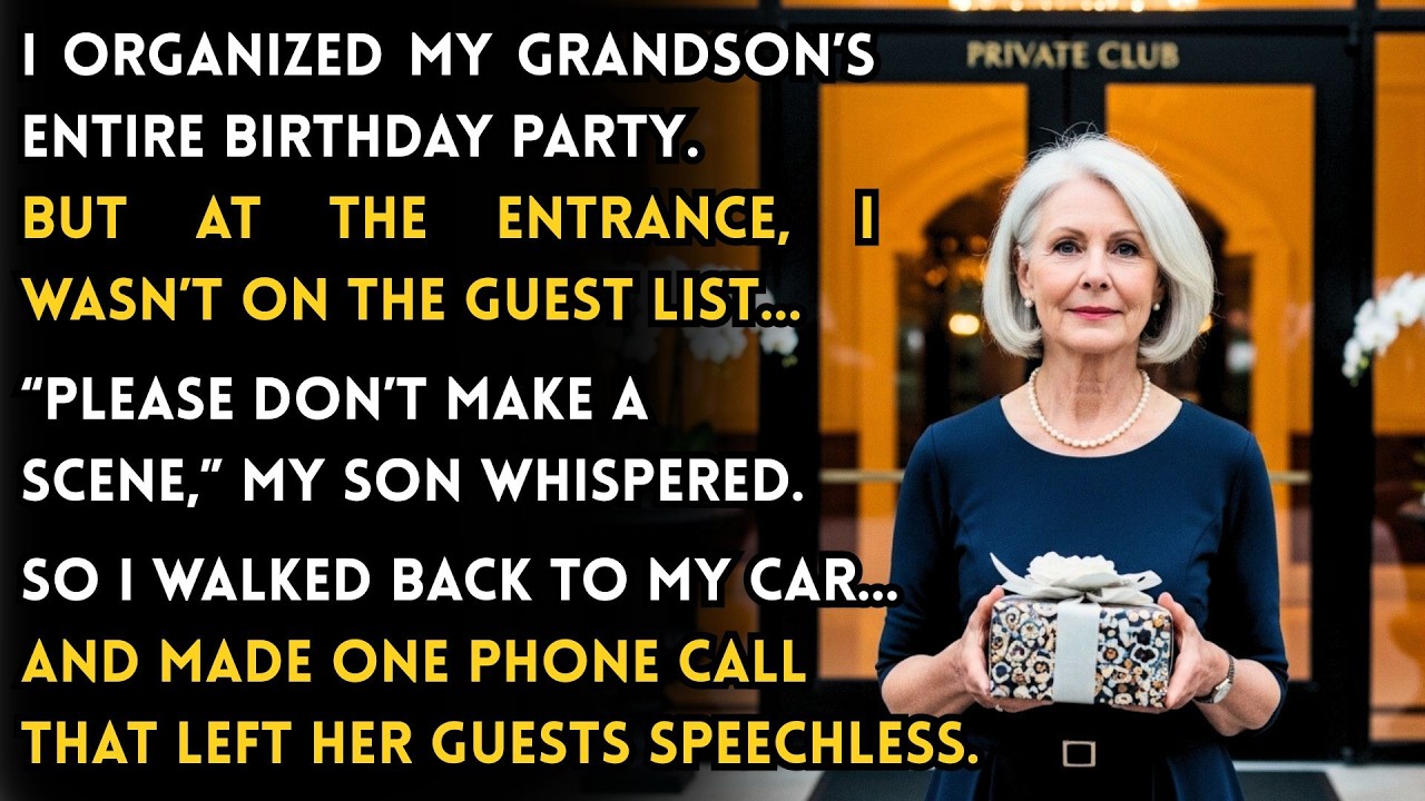 I Planned My Grandson’s Party — But They Left Me Off the Guest List. So I Made One Call...
