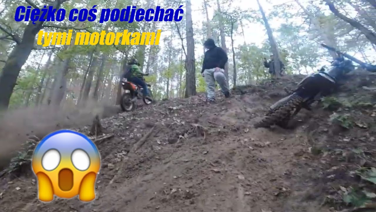 Ostre katowania crossów na  podjazdach
