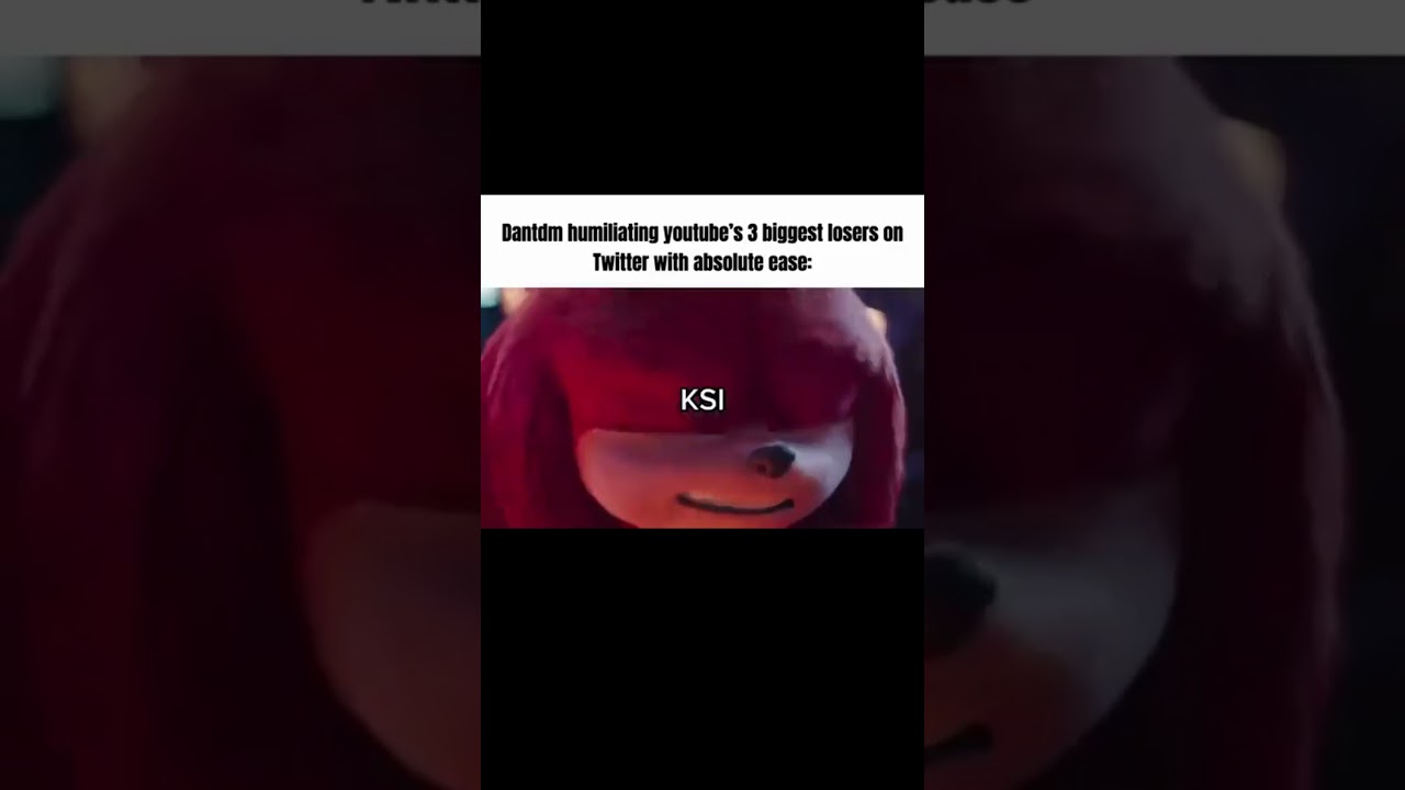 DanTDM humiliating YouTubes biggest losers on Twitter with absolute ease! #shorts #mrbeast #sonic3