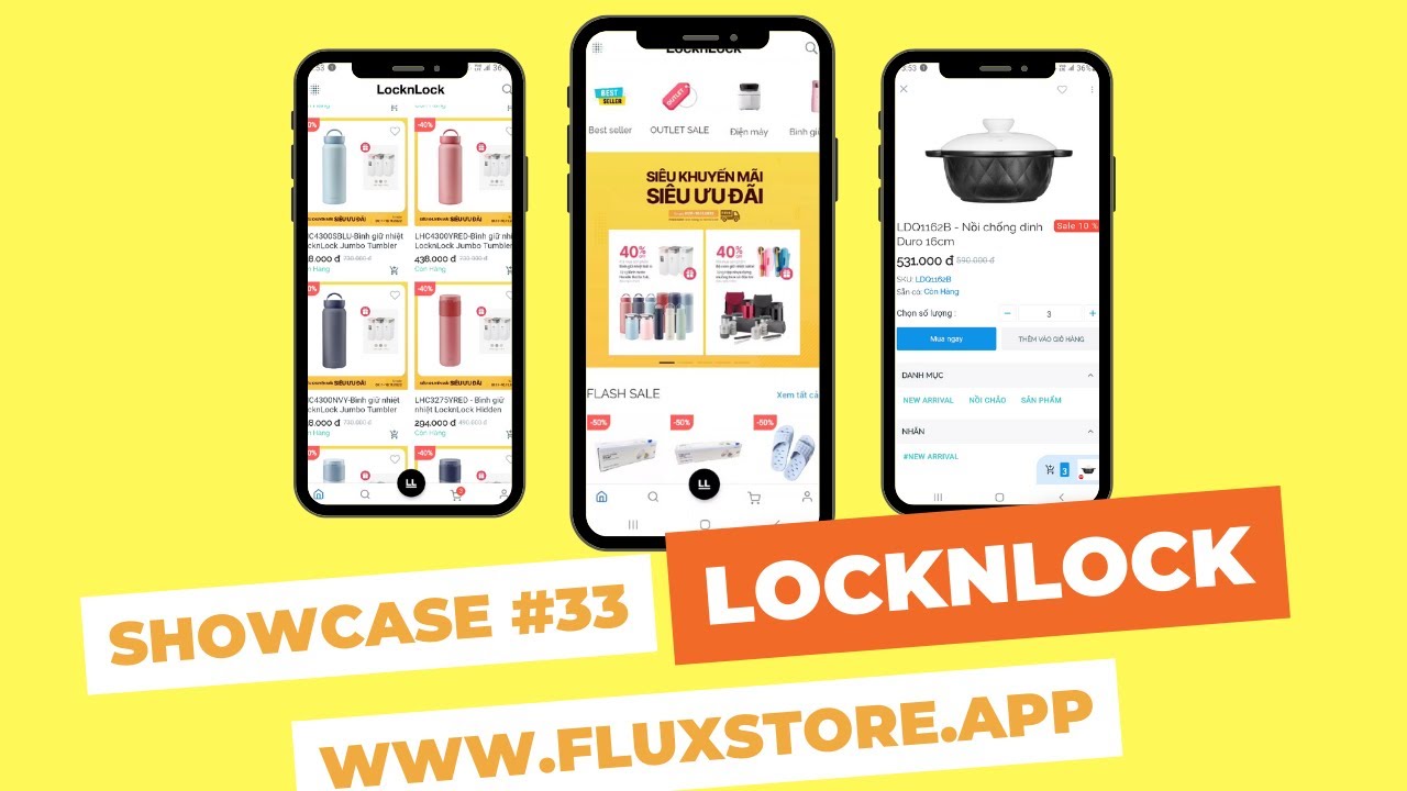 WOOCOMMERCE ⭐️ LocknLock 🇰🇷Korea's Famous Online Shopping App (Showcase #31 - Build Apps in Minutes)