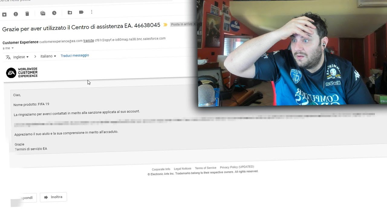 BANNATO?? ARRIVA LA MAIL DI CONFERMA!!