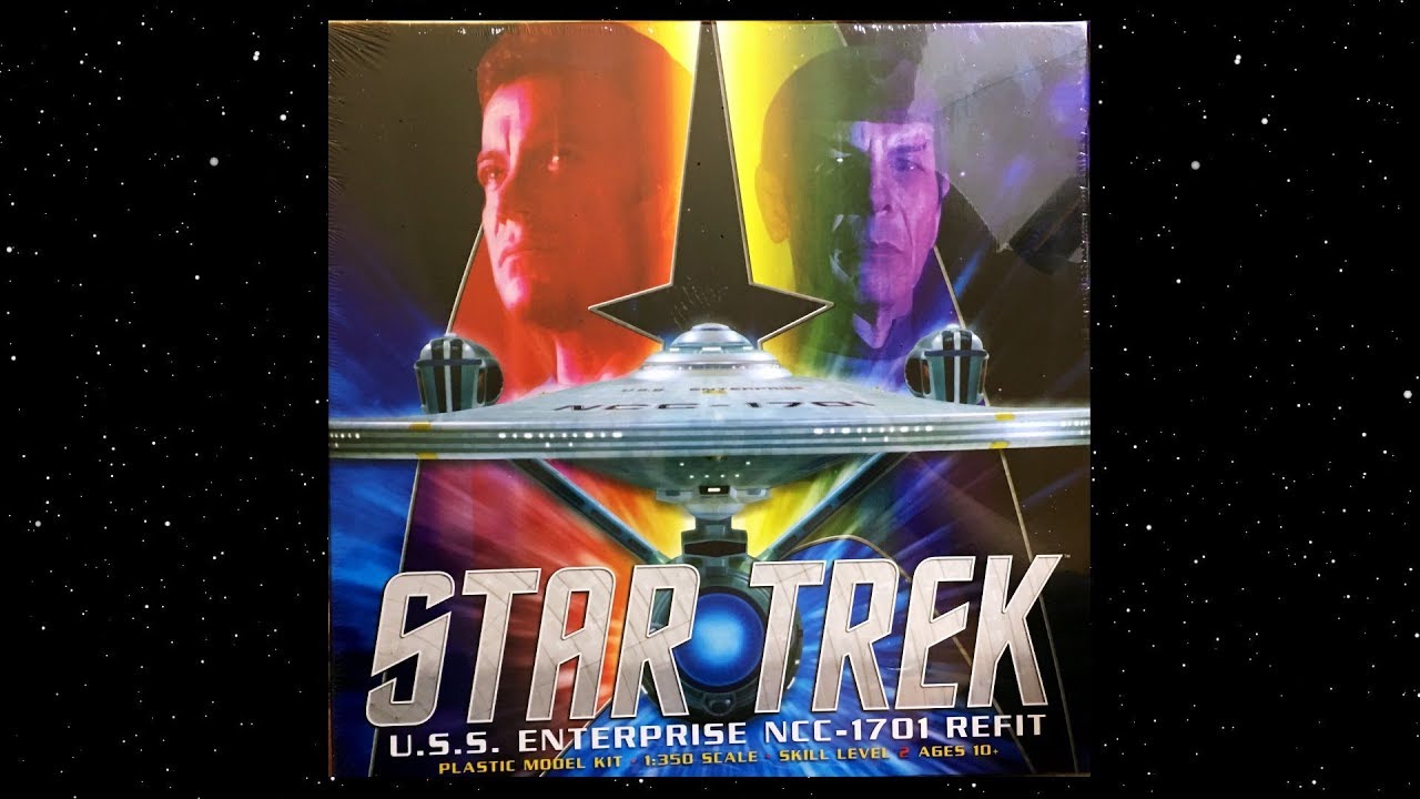 Polar Lights 1:350 Star Trek U.S.S. Enterprise NCC-1701 Refit Kit #POL949/04