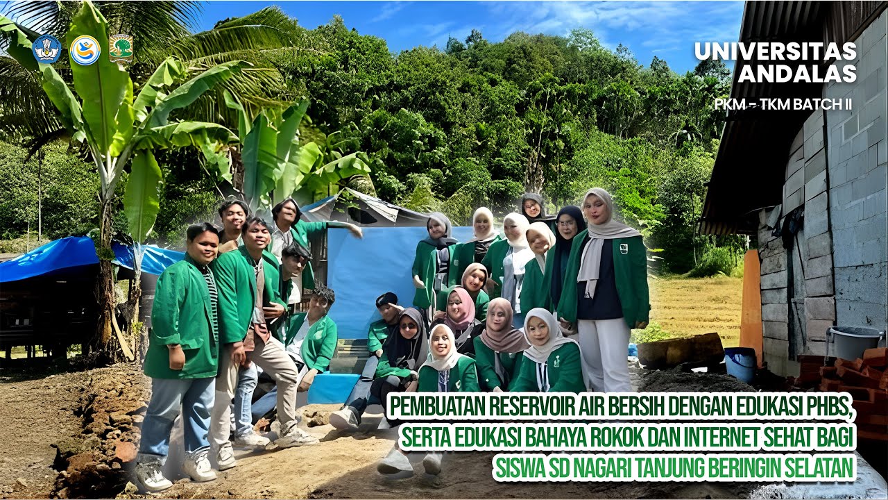 Pembuatan Reservoir Air Bersih, Edukasi PHBS dan Internet Sehat Siswa SDN Tanjung Beringin Selatan