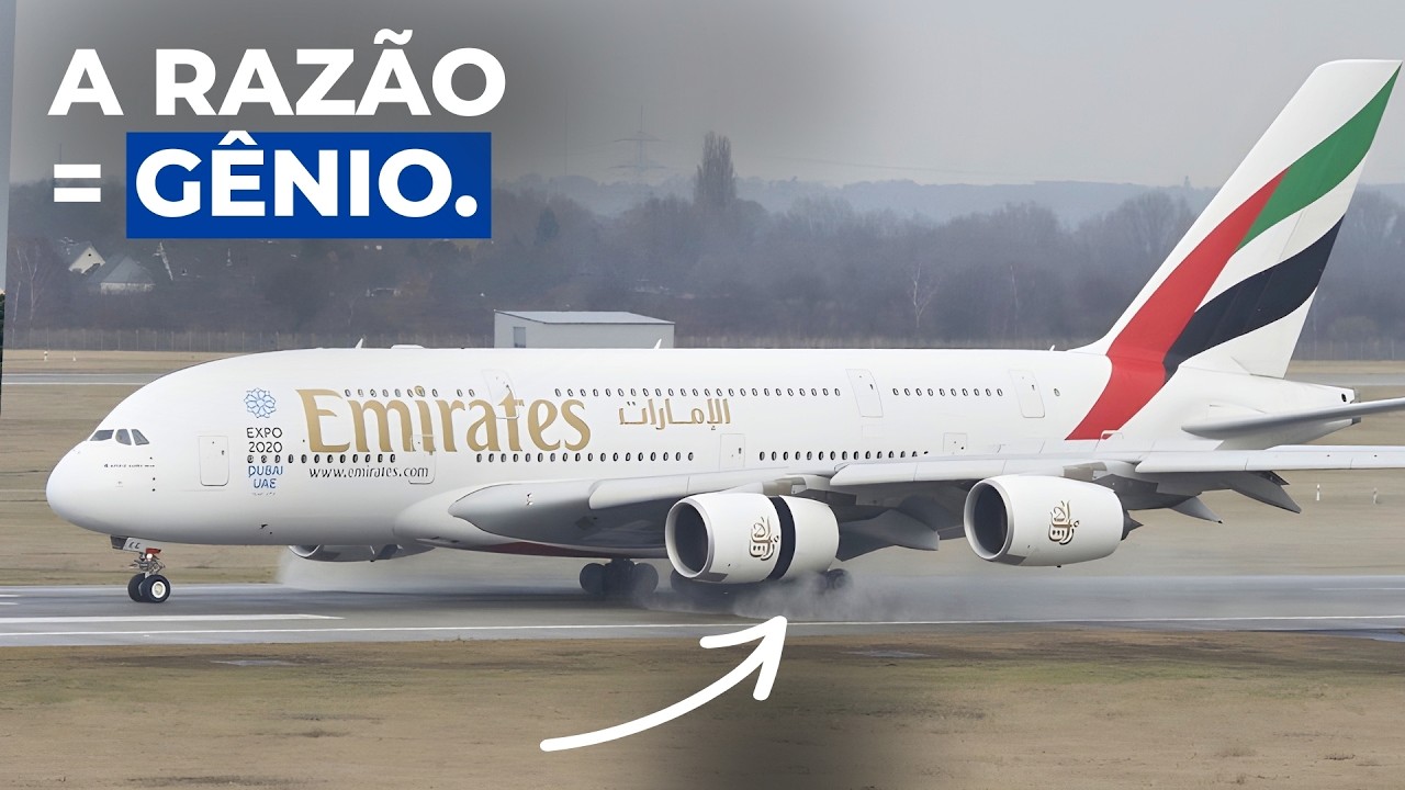 Por Que o Airbus A380 Só Usa 2 Motores para Reverso