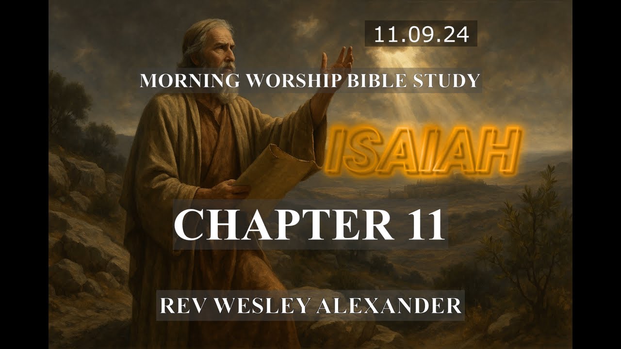 ISAIAH CHAPTER 11 - Morning Worship Bible Study - Rev. Wesley Alexander - 11th September 2024
