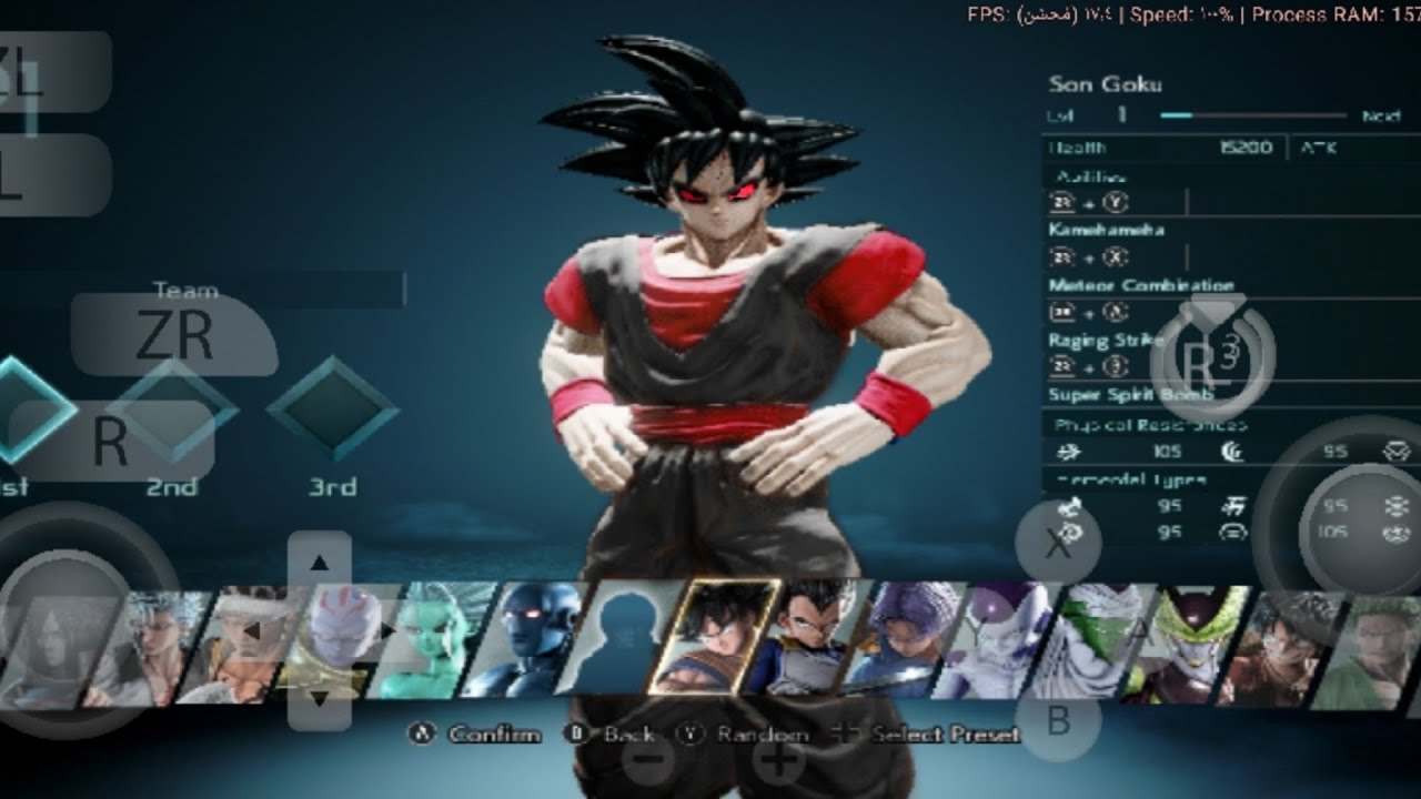 Jump Force: Deluxe Edition eden emulator Android 14 snapdragon 732🔥💥🤯🤩🥰🥳🌟⭐💫💯💥