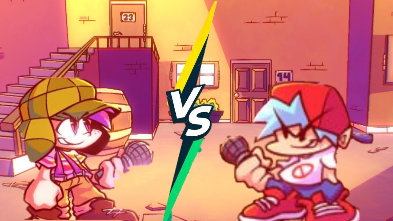 Batalla de rap contra el chavo del ocho en fnf Listos comienza 🛢️🎤🎵🎶
