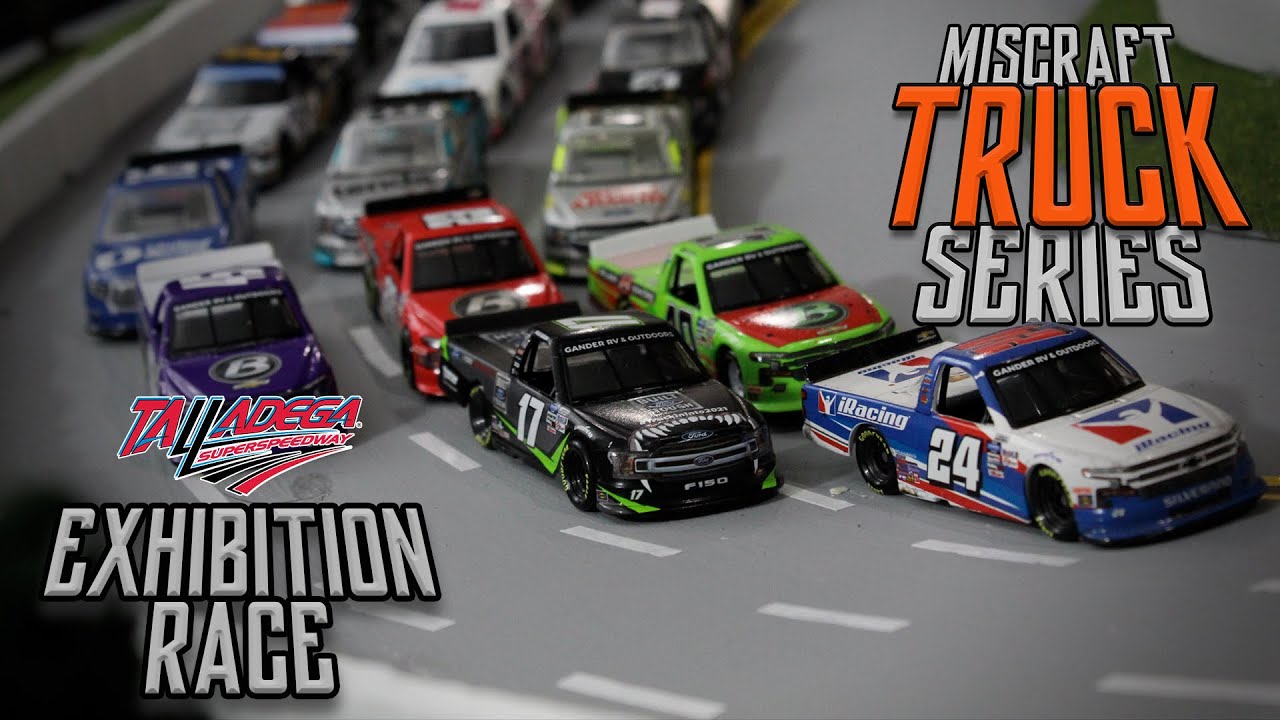 Miscraft Truck Series // Exhibition Race #3 // Talladega Superspeedway [NASCAR Stop-Motion]