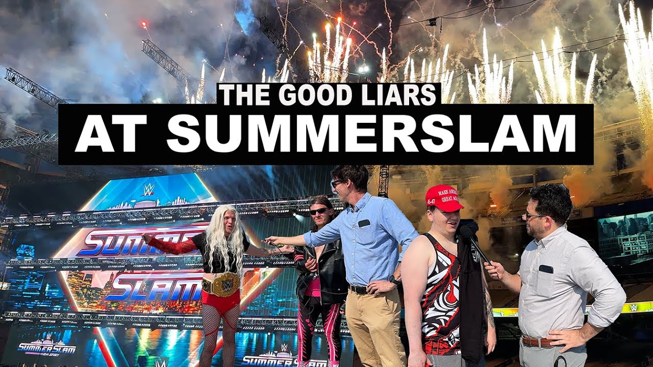 The Good Liars Visit WWE SUMMERSLAM