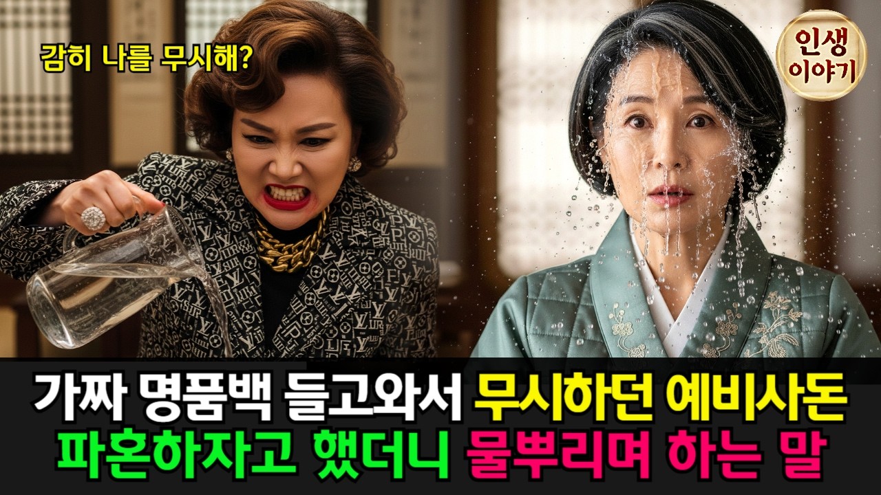 우리 집안 무시하며 상견례날 머리 위에 물 끼얹은 예비 사돈, 내 진짜 정체 알고는 거품 물고 쓰러진 사연