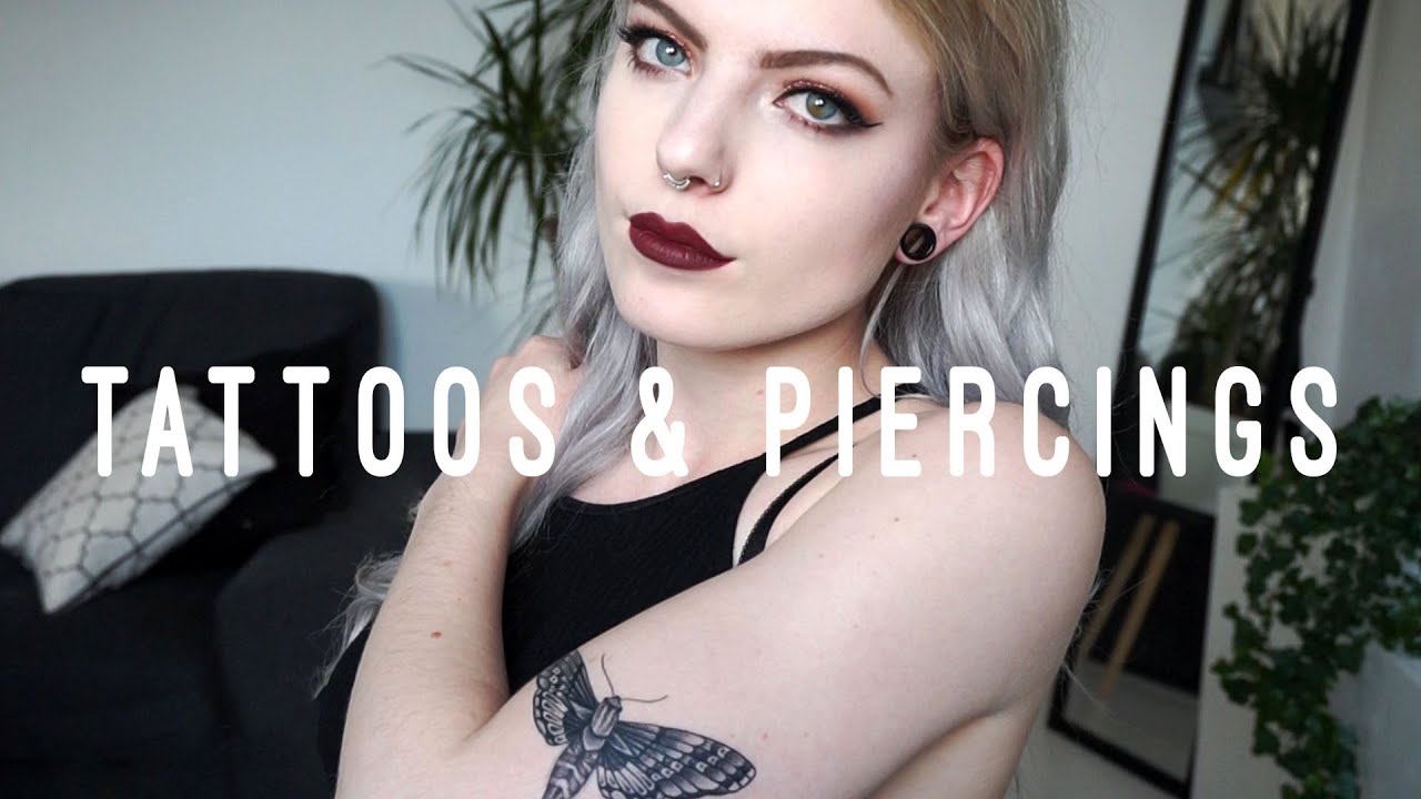 MY TATTOOS & PIERCINGS | pierced my own piercings