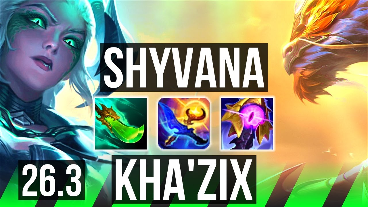 SHYVANA vs KHA'ZIX (JGL) | Phase Rush, 47K damage | KR Master | 26.3
