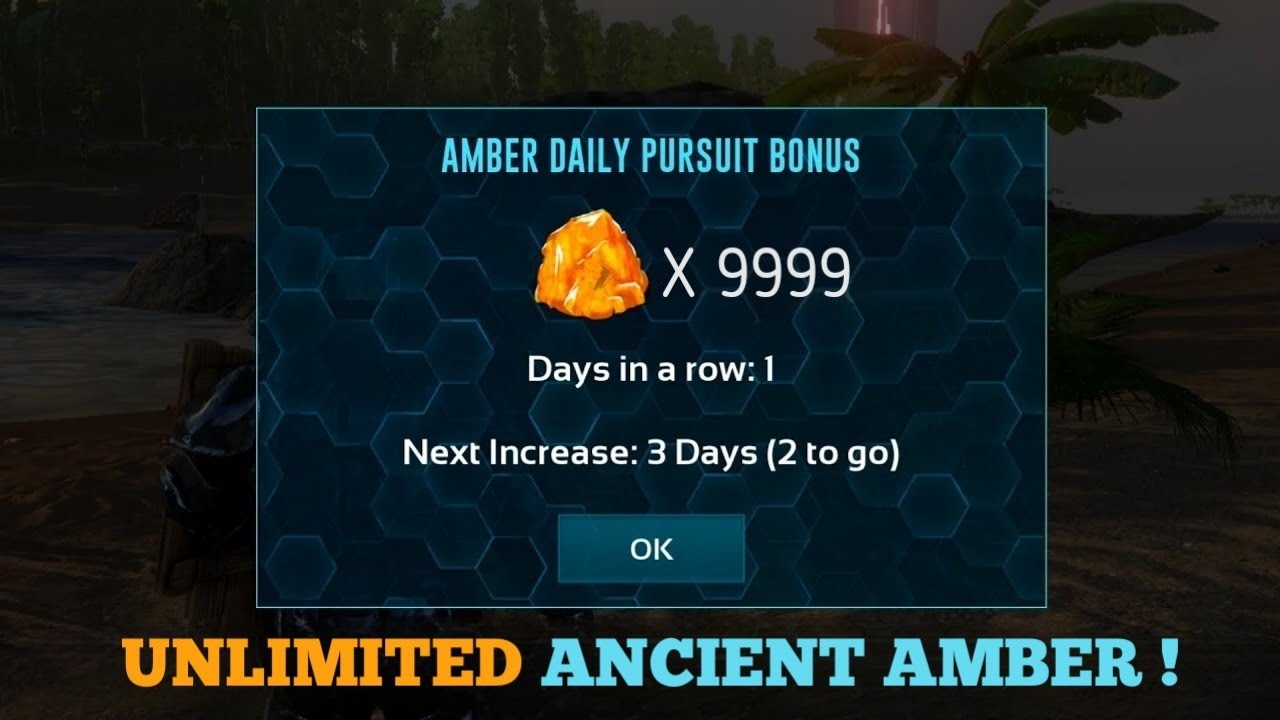 How To Farm unlimited Ancient Amber (ark mobile)