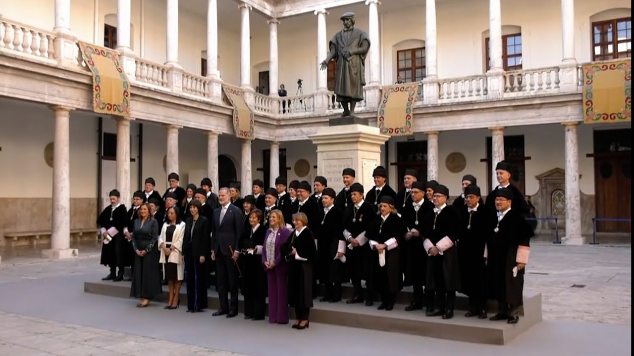 King Felipe VI inaugurates the 2025-2026 academic year of universities at the UV