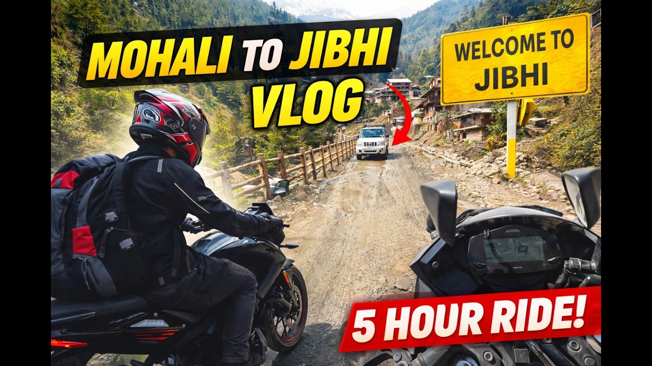 Mohali to Jibhi Bike Ride | Suzuki Gixxer SF| N250 | NS200  | Jibhi Himachal Vlog