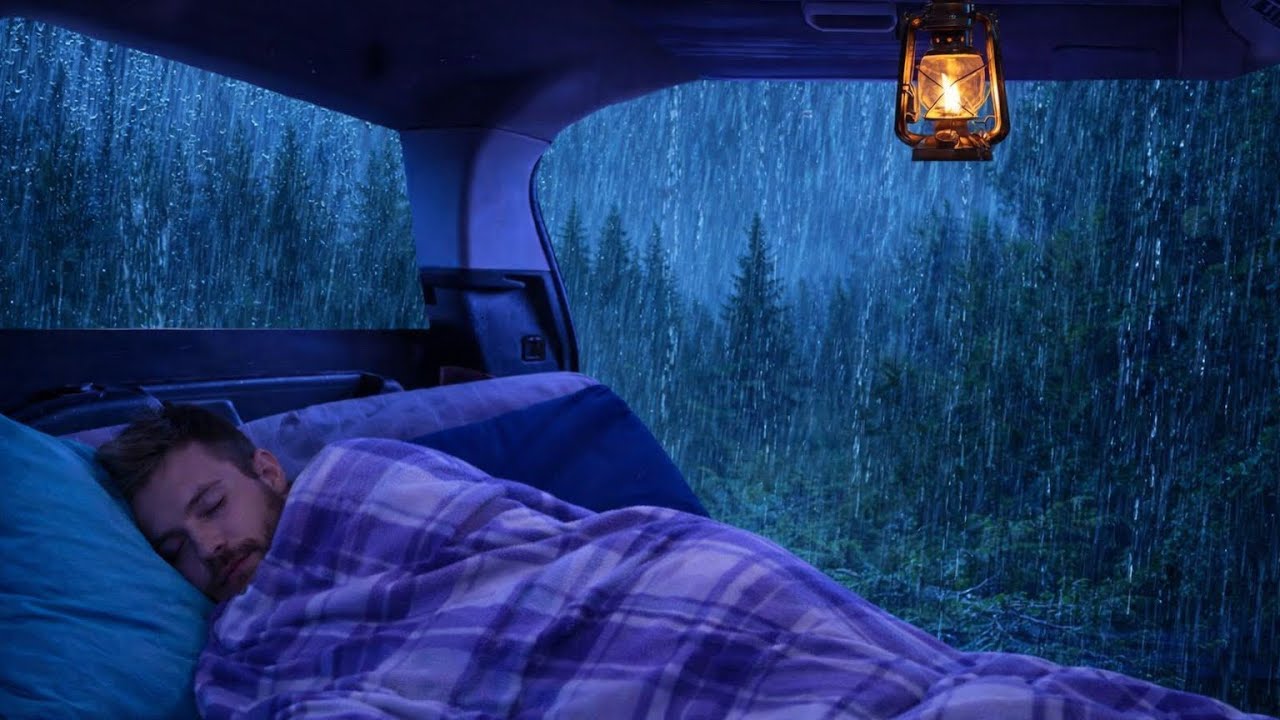 10 HORAS DE BARULHO DE CHUVA PARA DORMIR Com Trovões Longe  - Lluvia Para Dormir asmr