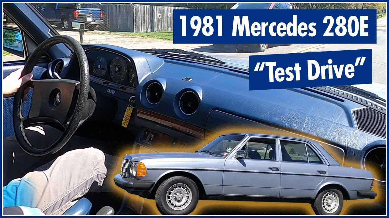 1981 Mercedes 280E - GAS! NOT DIESEL! - Test Drive - Tobin Motor Works