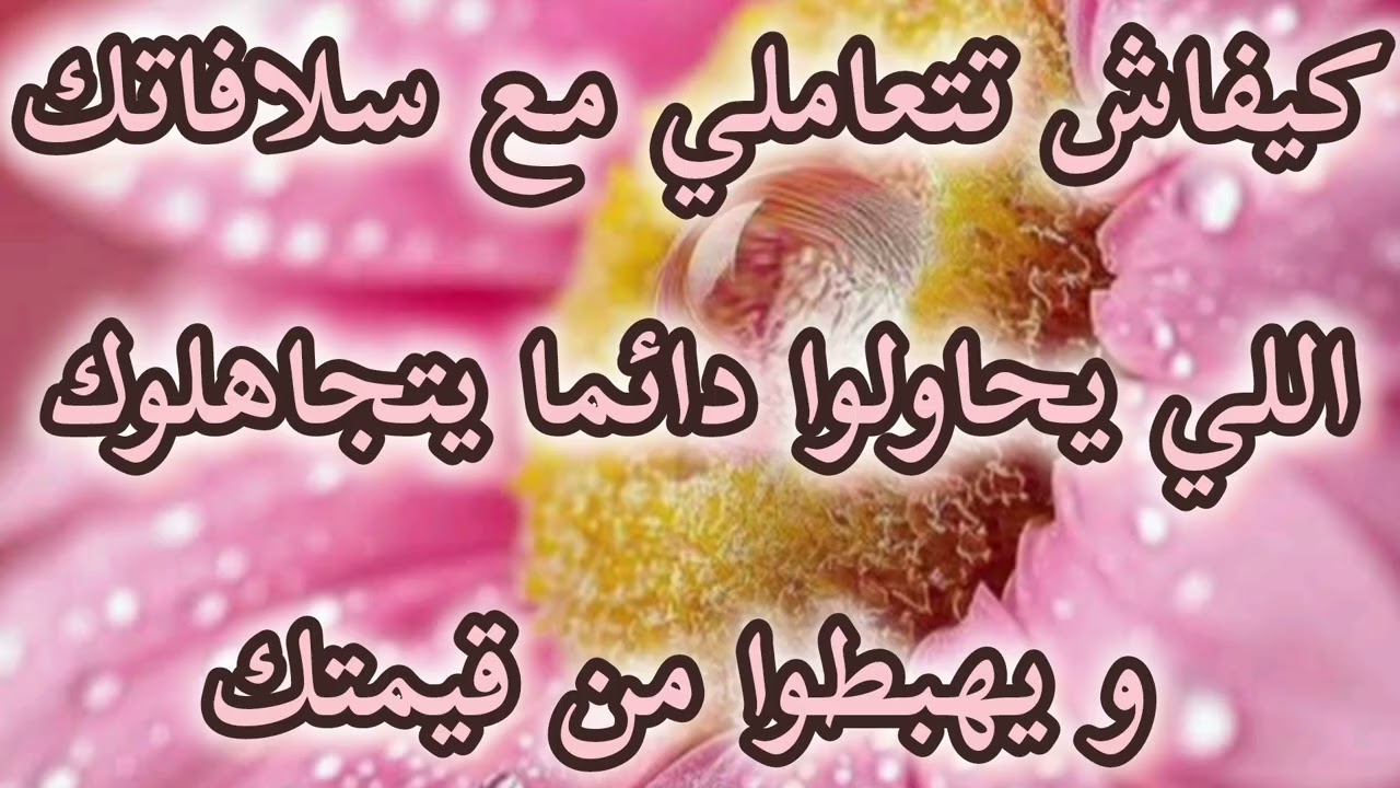 كيفاش تتعاملي مع سلافاتك اللي يحاولوا دائما يتجاهلوك ويهبطوا من قيمتك 🤔 هذا الفيديو ليك 🫵