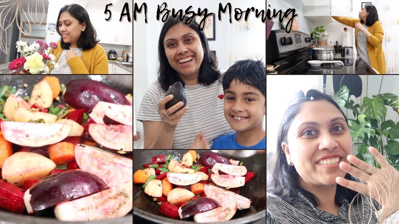 5 AM Busy Morning - Working Mom Life in Canada - Life goes on ......
