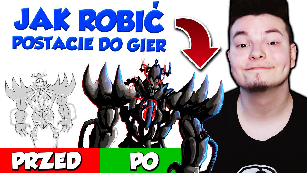 Jak rysować postacie do GIER i ANIMACJI! - Poradnik od A do Z
