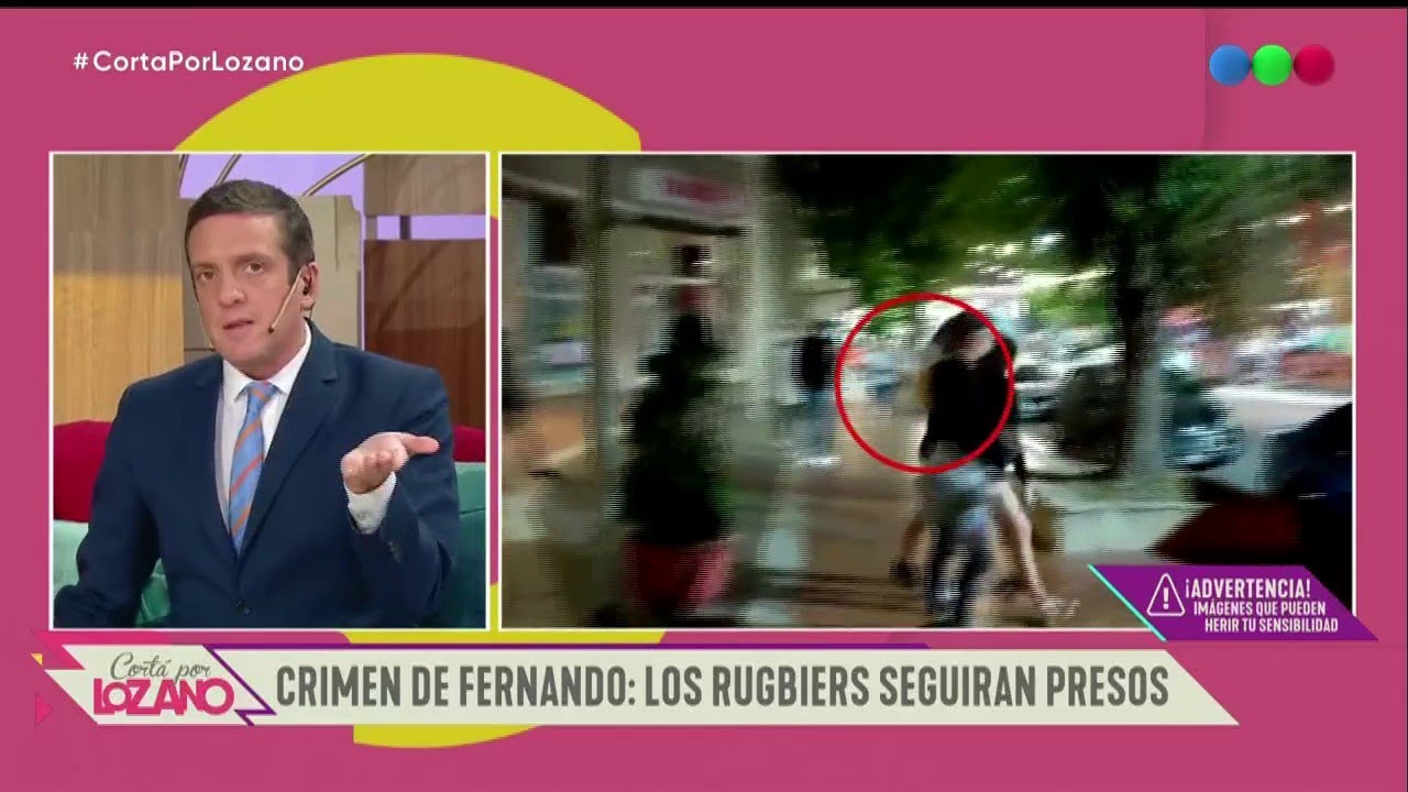 Crimen de Fernando: Los Rugbiers seguir&aacute;n presos - Cort&aacute; por Lozano 2020