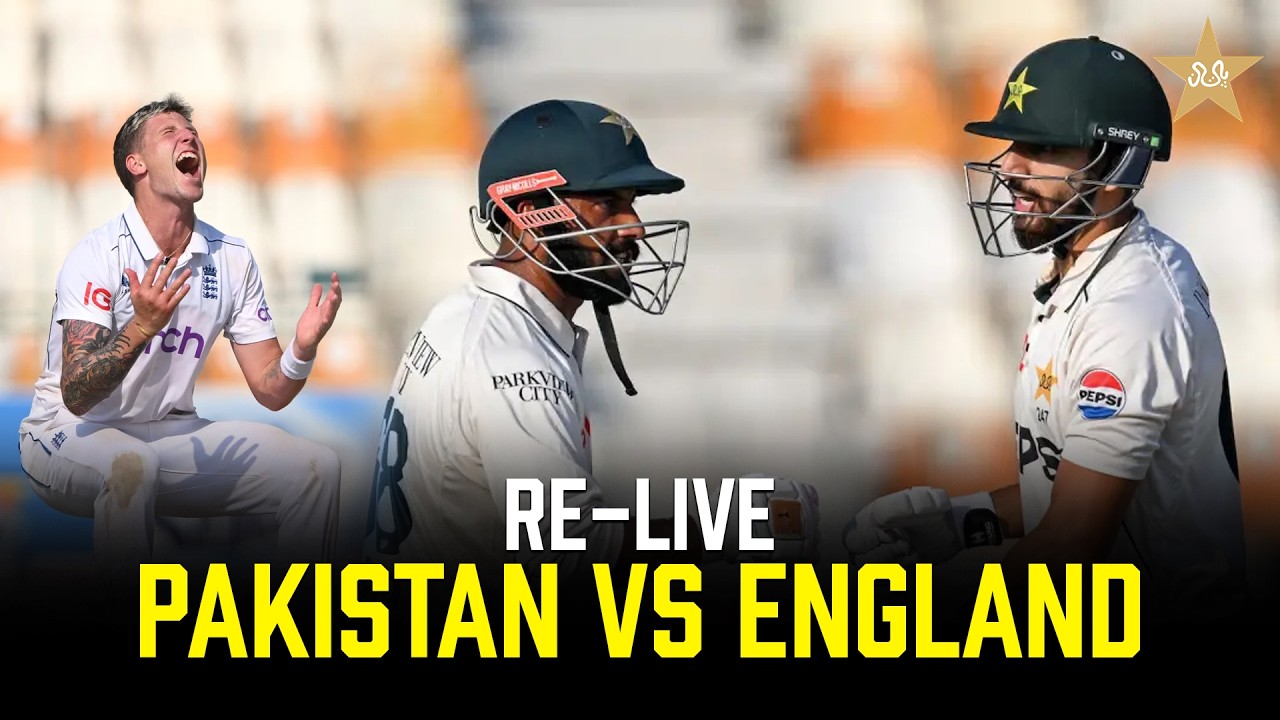 Re-Live | Pakistan vs England | 2nd Test | Day 1 | TEST Series 2024 | MR1U